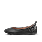 Women Black Soft Leather Ballerinas