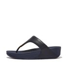 Women Deepest Blue Leather Toepost