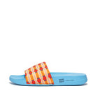Women Sunburst/Orange Pepper Mix Water Resistant Slides