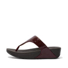 Women Oxblood Red Toe-Post Sandals