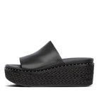 Women Black Espadrille Wedges