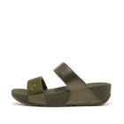 Women Mossy Crystal Embellished Slides
