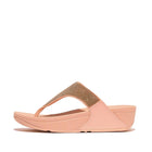Women Blushy Opul Toe-Post Textile & Synthetic Leather Sandals