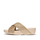 Women Platino Glitterdust Cross Slides