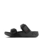 Men Black Moc Slide In Leather