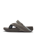 Men Light Blue Polyester Sandals