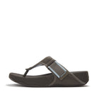 Men Light Blue Polyester Sandals
