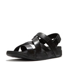 Mens Black Leather Sandals