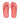 Women Rosy Coral Sparkle