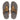 Women Bronze  Leather Toepost