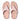 Women Pink Salt Leather Toepost