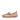 Women Beige Floral Laser Cut Leather Loafers