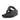 Women All Black Jewelstone Leather Toe Thongs