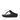 Women All Black Jewelstone Leather Toe Thongs