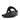 Women All Black Crystal Embellished Toe Post Sandals