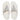 Women Cream Crystal Toe-Post Sandals