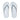 Women Seafoam Blue  Sparkle Flip-Flops