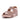 Women Rose Gold Glitter Weave Back Strap Sandals