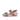 Women Rose Gold Glitter Weave Back Strap Sandals