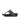 Women All Black Glitter Weave Toe Thongs
