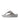 Women Pewter Leather Toe Post Sandals