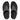 Women All Black Glitz Toe Post Sandals