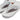 Women Silver Glitz Toe Post Sandals