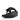 Women All Black Tassel Leather Toe-Post Sandals