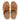 Women Light Tan Tassel Leather Toe-Post Sandals