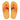 Women Cherry Tomato/Red Orange Mix Webbing Toe Post Sandals