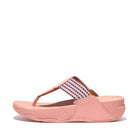 Women Corralina Mix Finestripe Webbing Toe-Post Sandals