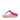 Women Fuchsia Rose Bead-Cluster Toe-Post Sandals