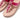 Women Fuchsia Rose Bead-Cluster Toe-Post Sandals