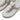 Women Silver Bead-Cluster Toe-Post Sandals
