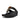 Women All Black Shimmer Toe Post Sandals