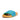 Women Ice Blue/Fern Green Mix Water Resistant Slides