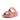 Women Warm Rose Lasercrystal Leather Slides