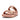 Women Rose Gold Lasercrystal Leather Slides