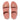 Women Warm Rose Lasercrystal Leather Slides