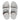 Women Silver Lasercrystal Leather Slides