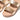 Women Platino Lasercrystal Leather Slides