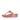 Women Warm Rose Lasercrystal Leather Toe Post Sandals