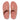 Women Warm Rose Lasercrystal Leather Toe Post Sandals