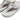 Women Silver Lasercrystal Leather Toe Post Sandals