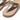 Women Platino Lasercrystal Leather Toe-Post Sandals