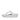 Women Soft Grey Perf Croc Embossed Leather Toe Post Sandals