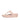 Women Beige Perf Croc Embossed Leather Toe Post Sandals