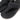 Women All Black Perf Croc Embossed Leather Toe Post Sandals