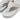 Women Soft Grey Perf Croc Embossed Leather Toe Post Sandals