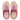 Women Fuchsia Rose Rumba Beaded Toe-Post Sandals